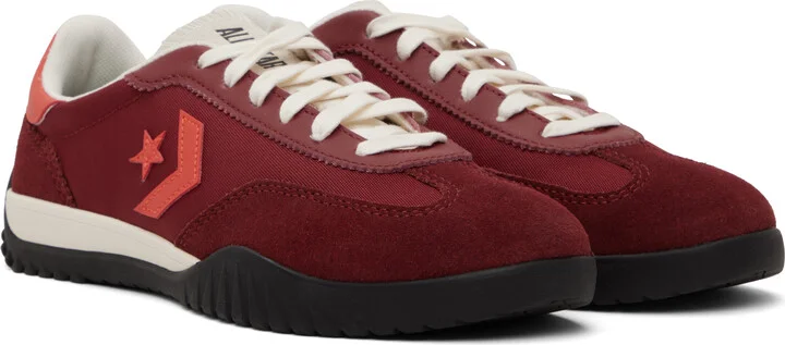 Converse Red Run Star Trainer Retro Sport Sneakers - Image 4