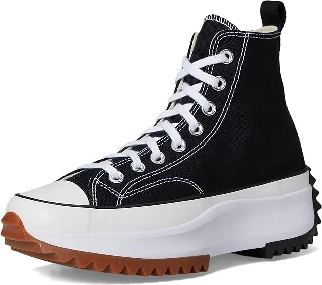 Converse Run Star Hike Canvas Platform Lace-up Boots Black/White/Gum : Men's 9.5 - Women's 11 Medium - Image 5
