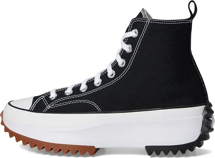 Converse Run Star Hike Canvas Platform Lace-up Boots Black/White/Gum : Men's 9.5 - Women's 11 Medium - Image 6