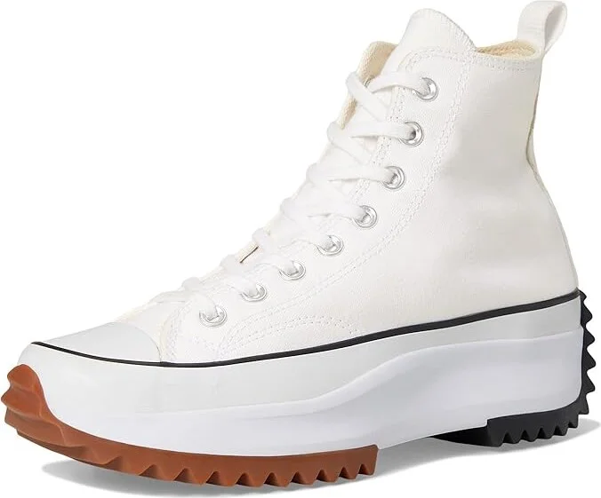 Converse Run Star Hike Canvas Platform Lace-up Boots White/Black/Gum : Men's 5 - Women's 6.5 Medium - Image 5