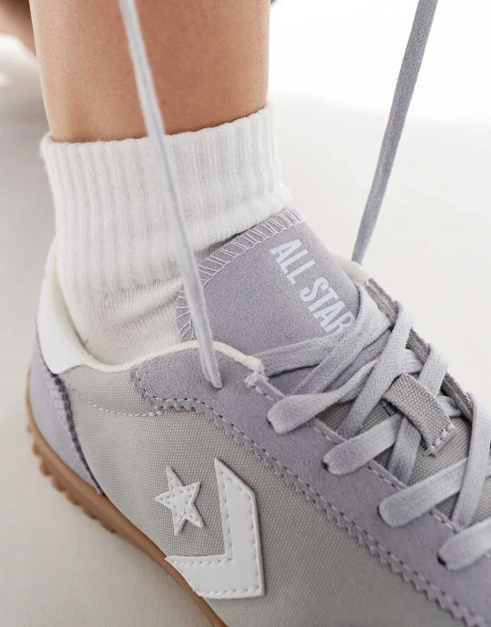 Converse Run star sneakers in lilac - Image 3