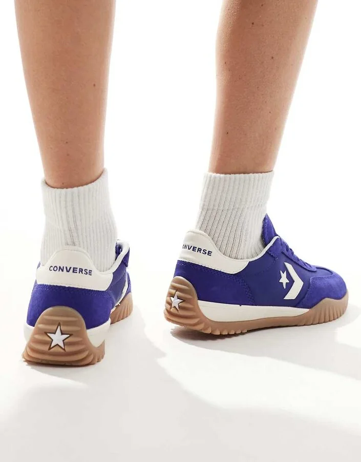 Converse Run Star sneakers in navy blue - Image 3