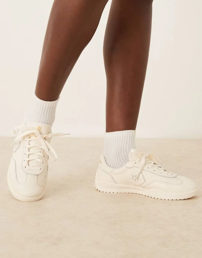 Converse Run Star sneakers in off white