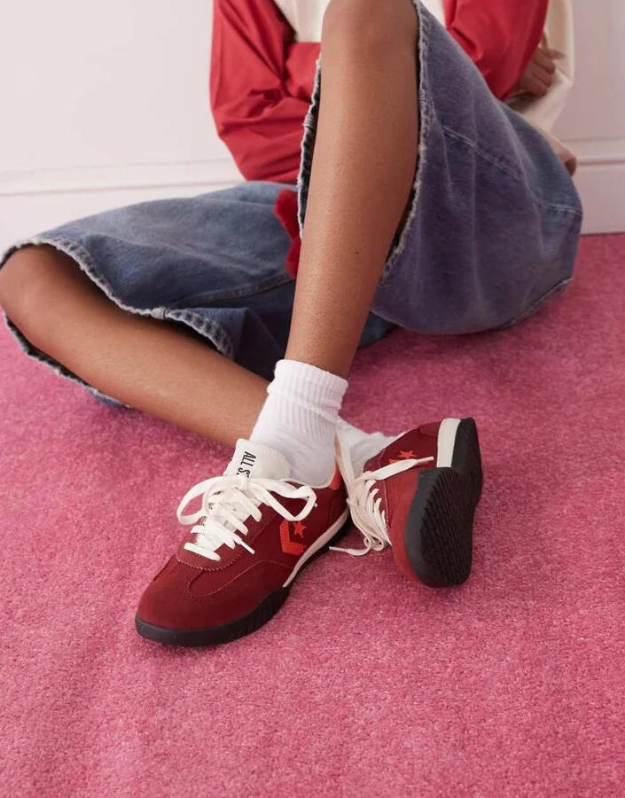 Converse Run Star sneakers in red - Image 4