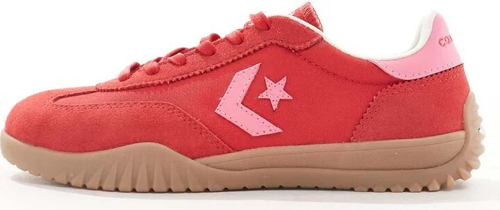 Converse Run Star sneakers in red & pink