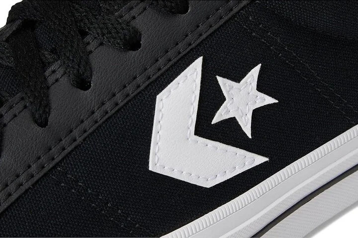 Converse Sport Casual Sneaker Men's Shoes Black/White/Black : Men's 11.5 - Women's 13.5 Medium, Leather - Image 7