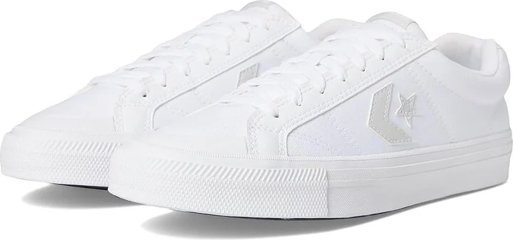 Converse Sport Casual Sneaker Men's Shoes White/Barely Grey/White : Men's 7 - Women's 9 Medium, Leather