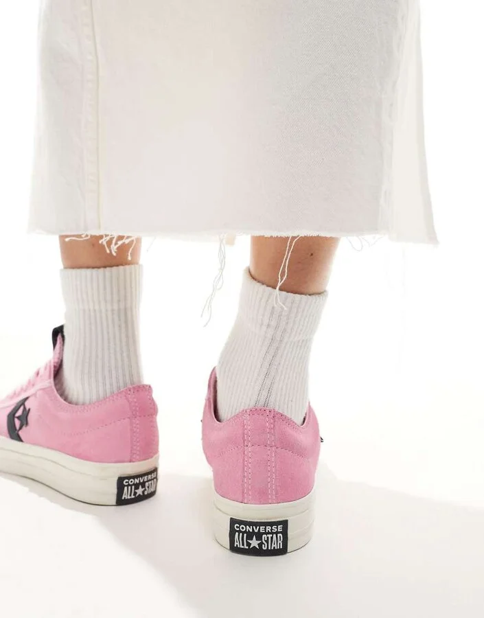 Converse Star Player 76 in pink and navy exclusive to ASOS - Image 3