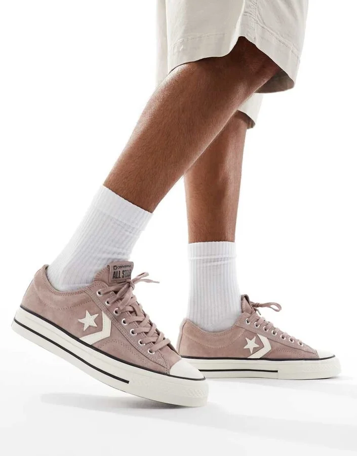 Converse Star Player 76 Luxe sneakers in dusty pink - Image 4