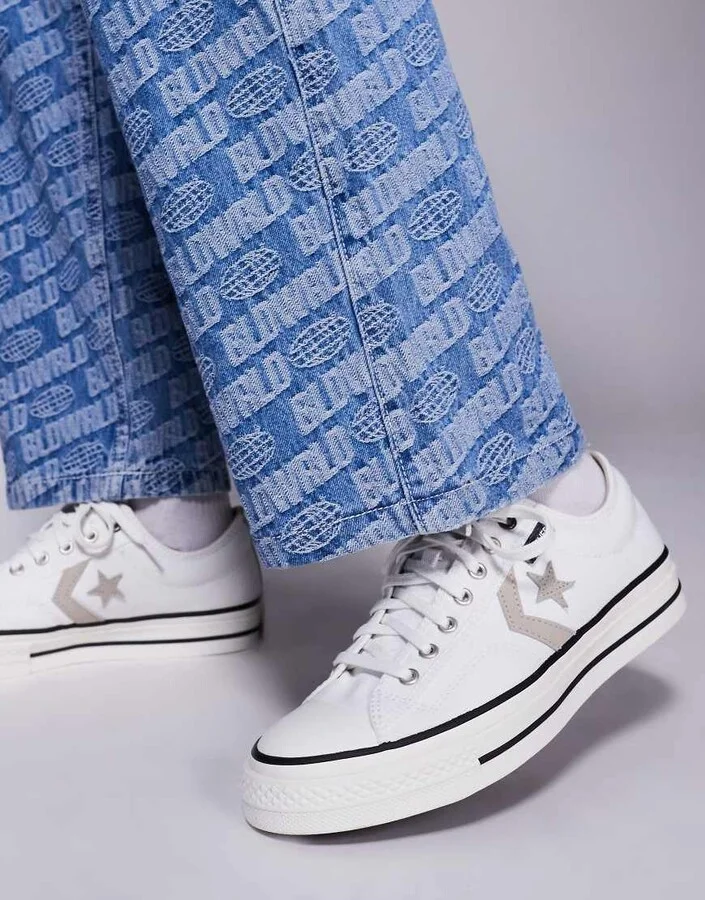 Converse Star Player 76 TecTuff sneakers in white - Image 2