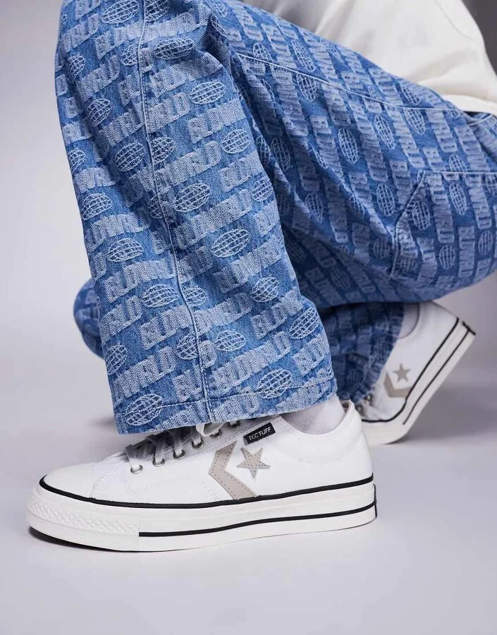 Converse Star Player 76 TecTuff sneakers in white - Image 3