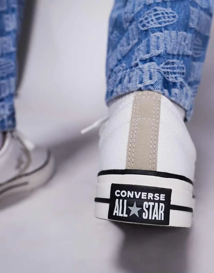 Converse Star Player 76 TecTuff sneakers in white - Image 4
