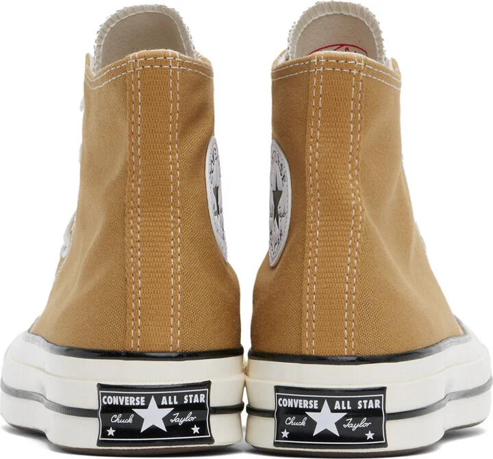 Converse Tan Chuck 70 High Top Sneakers - Image 2