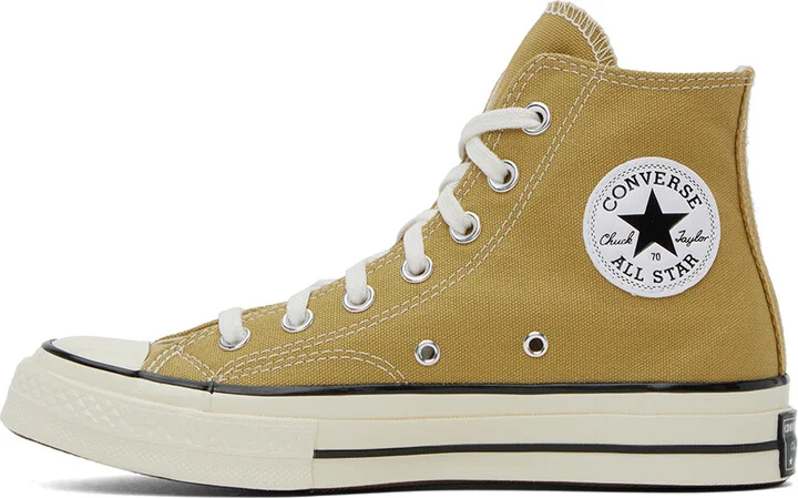 Converse Tan Chuck 70 High Top Sneakers - Image 3