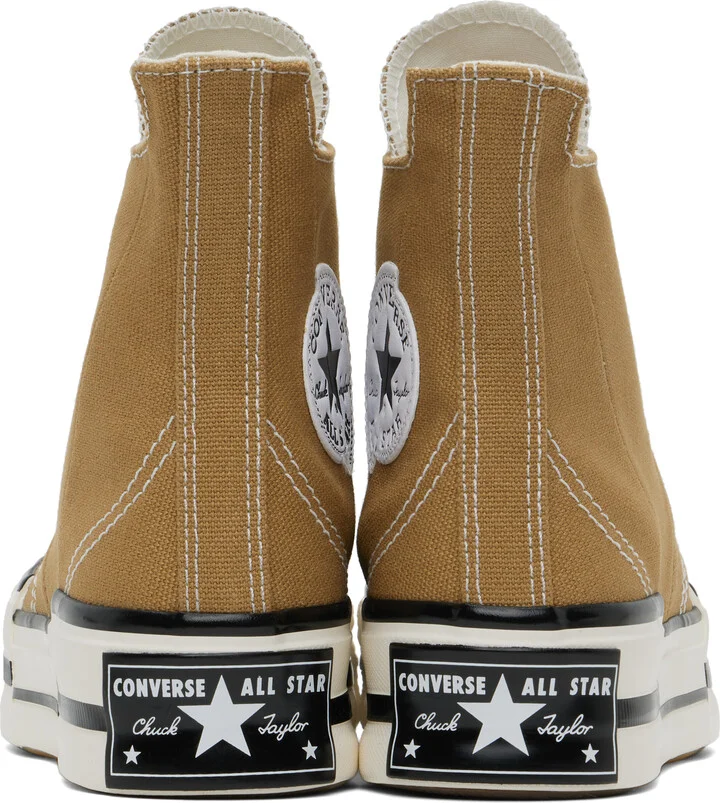 Converse Tan Chuck 70 Plus High Top Sneakers - Image 2