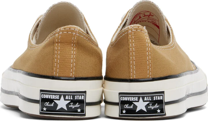 Converse Tan Chuck 70 Sketch Low Top Sneakers - Image 2