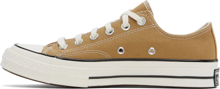 Converse Tan Chuck 70 Sketch Low Top Sneakers - Image 3