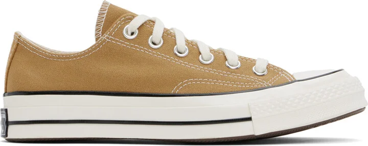 Converse Tan Chuck 70 Sketch Low Top Sneakers