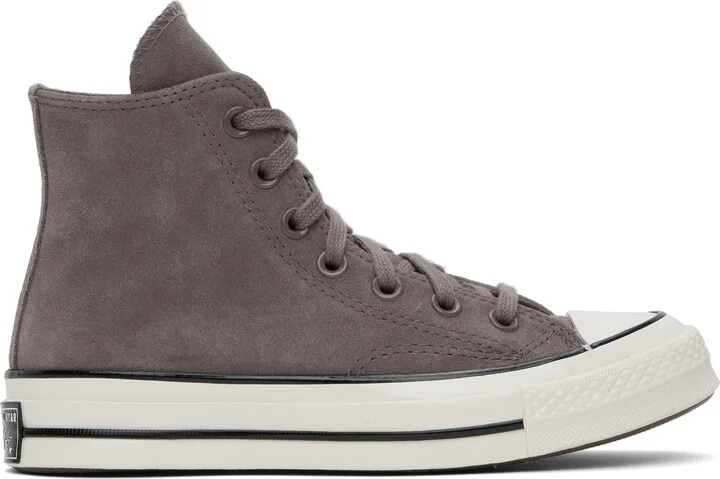 Converse Taupe Chuck 70 Heritage Color Suede Sneakers