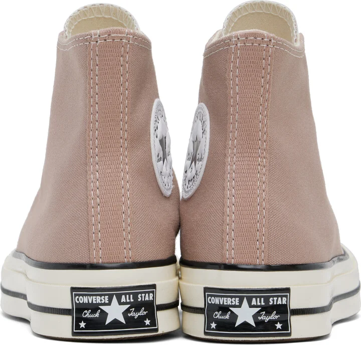 Converse Taupe Chuck 70 High Top Sneakers - Image 2
