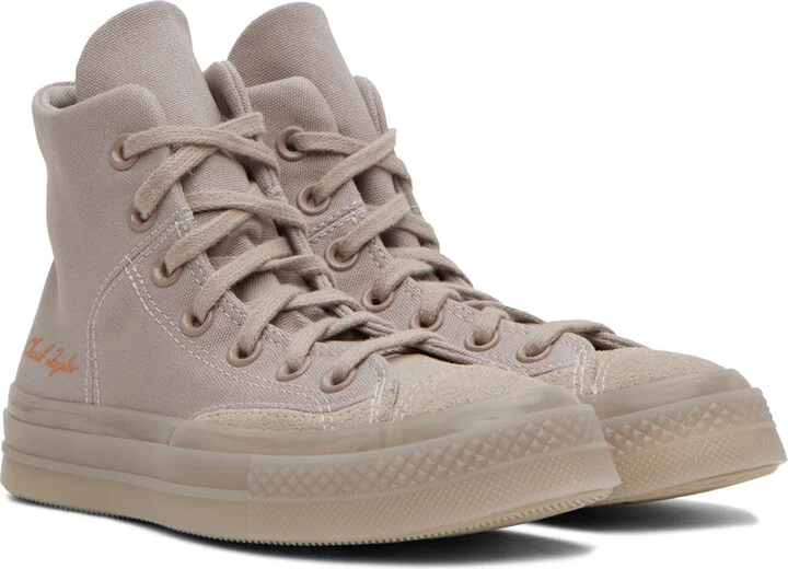 Converse Taupe Chuck 70 Marquis Sneakers - Image 4