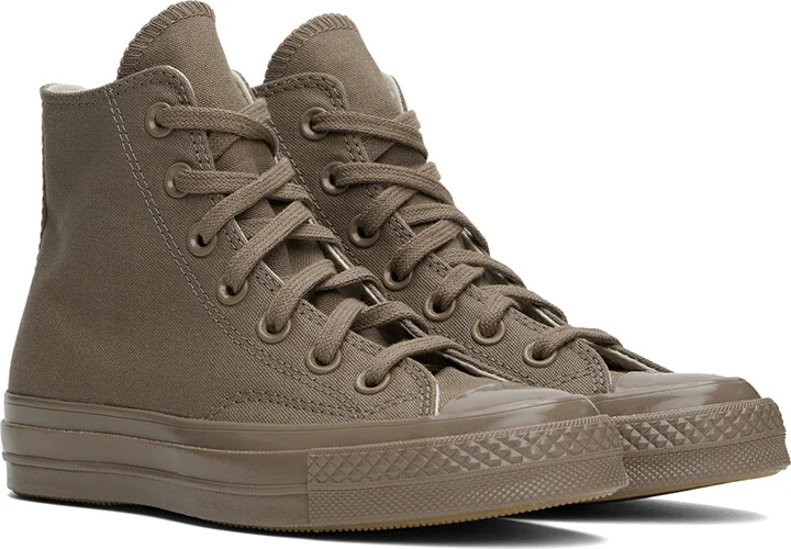 Converse Taupe Chuck 70 Monochrome Sneakers - Image 4