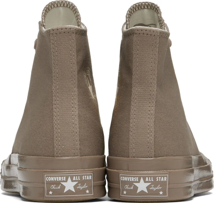 Converse Taupe Chuck 70 Monochrome Sneakers - Image 2