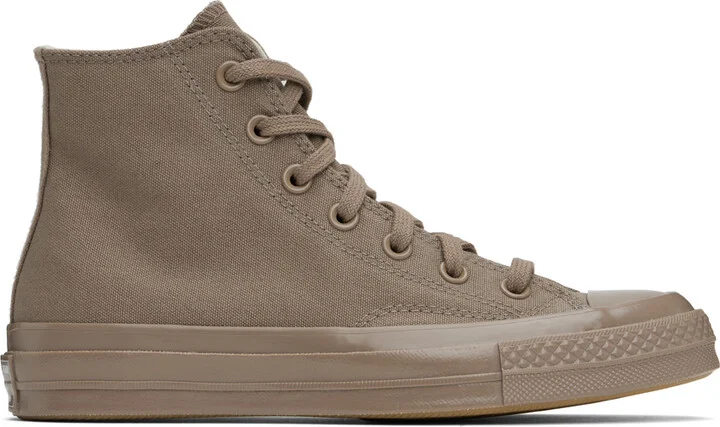 Converse Taupe Chuck 70 Monochrome Sneakers