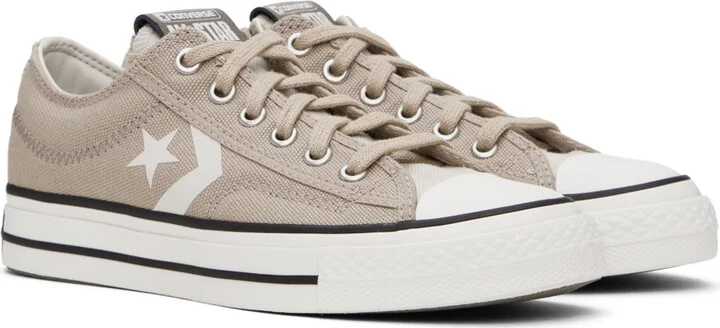 Converse Taupe Star Player 76 Sneakers - Image 4