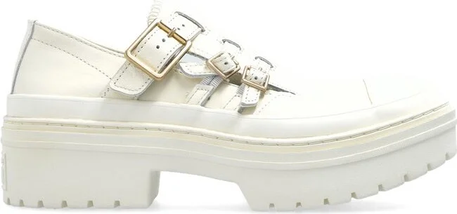 Converse Triple Strap Platform Flats