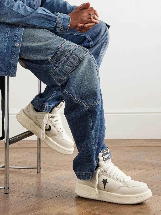 + Converse TURBOWPN Leather Sneakers - Image 2