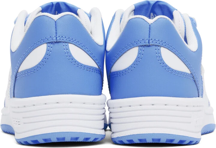 Converse White & Blue Weapon Low Top Sneakers - Image 2