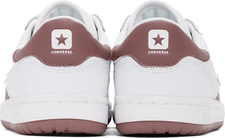 Converse White & Brown CONS Fastbreak Pro Sport Low Top Sneakers - Image 2