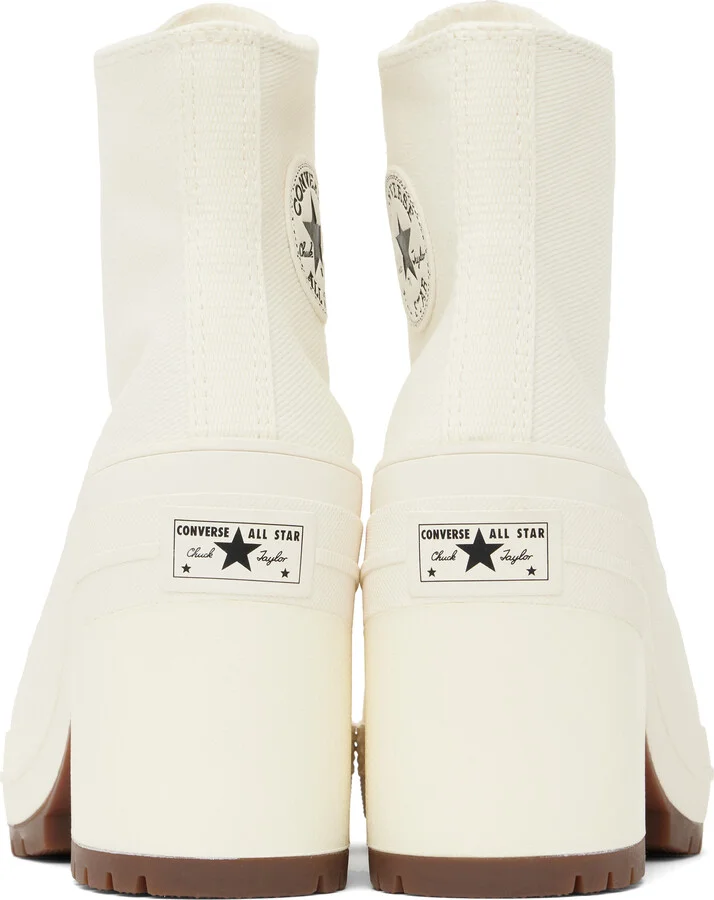 Converse White Chuck 70 De Luxe Heel High Top Sneakers - Image 2