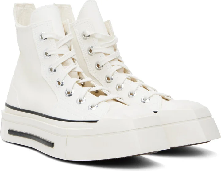 Converse White Chuck 70 De Luxe Squared Sneakers - Image 4