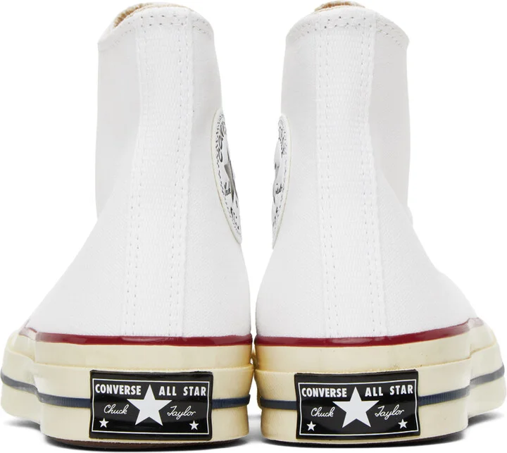 Converse White Chuck 70 High Top Sneakers - Image 2