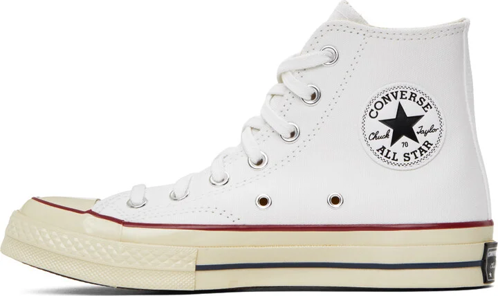 Converse White Chuck 70 High Top Sneakers - Image 3