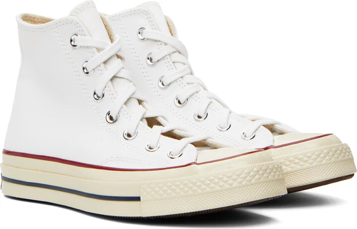 Converse White Chuck 70 High Top Sneakers - Image 4