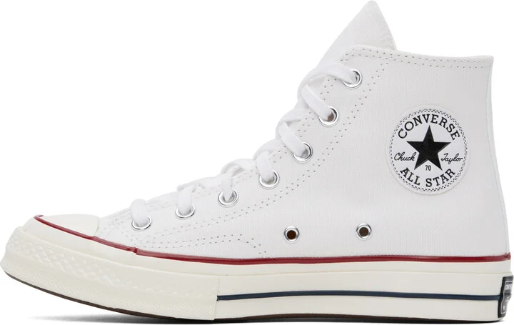 Converse White Chuck 70 High Top Sneakers - Image 3