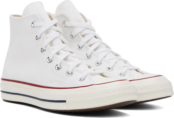 Converse White Chuck 70 High Top Sneakers - Image 4