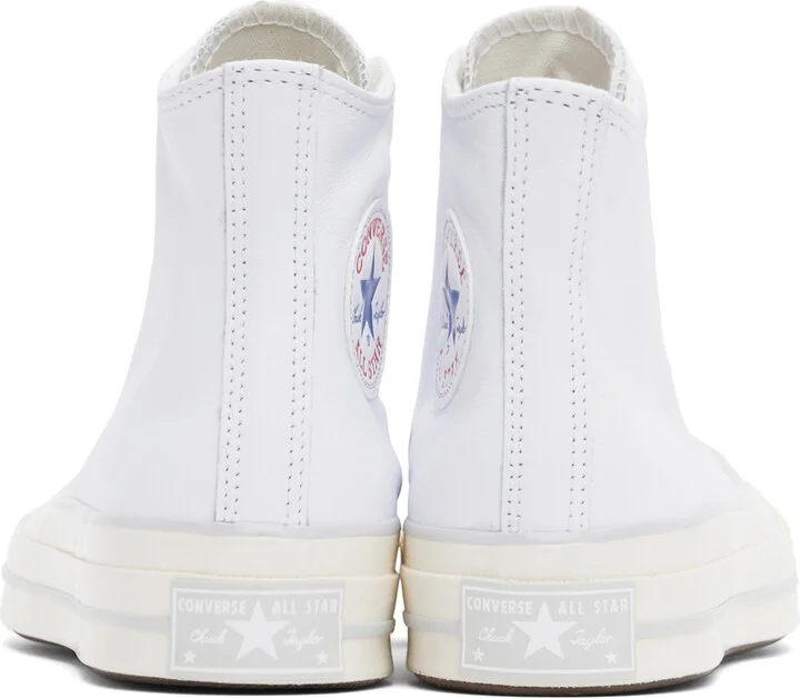 Converse White Chuck 70 Leather Sneakers - Image 2