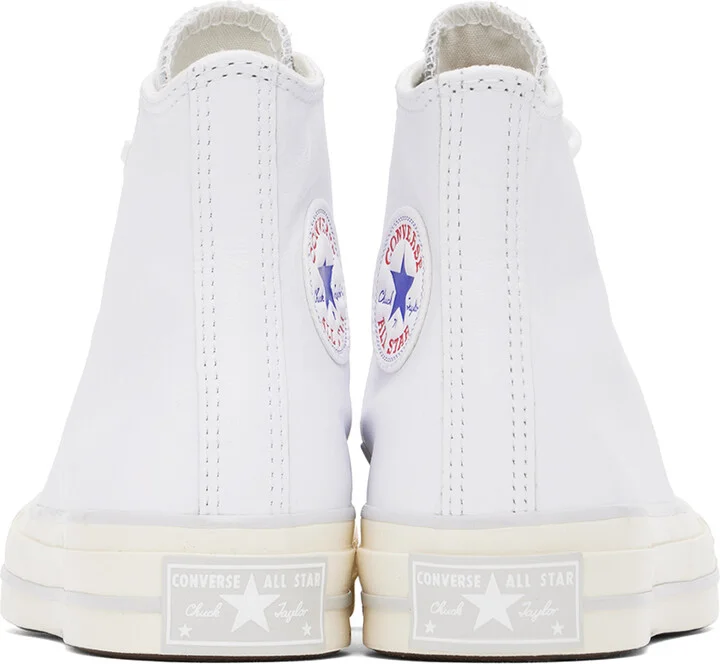 Converse White Chuck 70 Leather Sneakers - Image 2