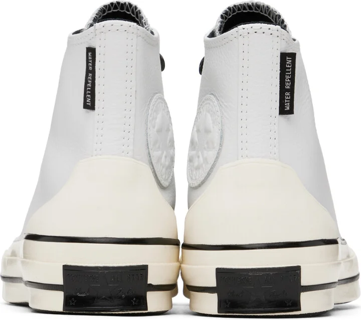 Converse White Chuck 70 Leather Sneakers - Image 2