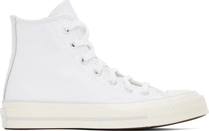 Converse White Chuck 70 Leather Sneakers