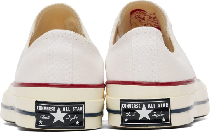 Converse White Chuck 70 Low Top Sneakers - Image 2