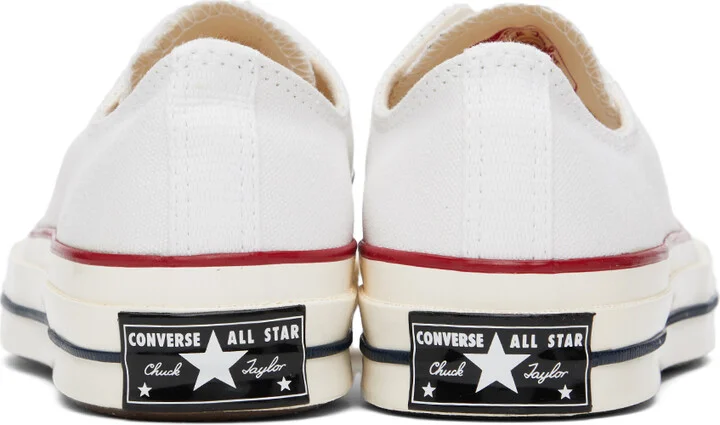 Converse White Chuck 70 Low Top Sneakers - Image 2