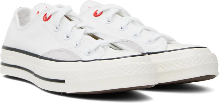 Converse White Chuck 70 OX Sneakers - Image 4