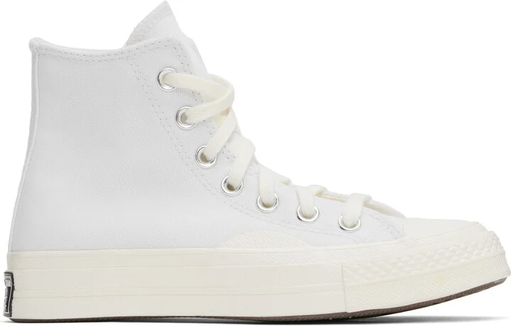 Converse White Chuck 70 Textured High Top Sneakers