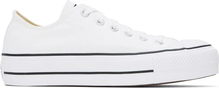 Converse White Chuck Taylor All Star Lift Low Top Sneakers