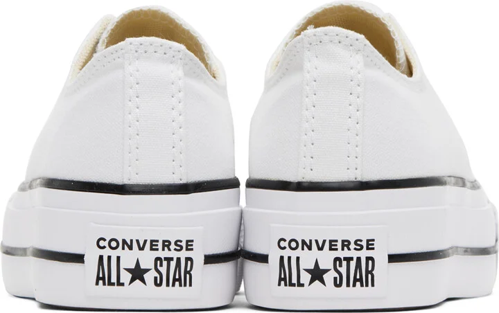 Converse White Chuck Taylor All Star Lift Sneakers - Image 2